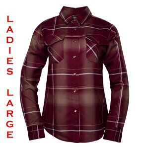 DIXXON FLANNEL - CABERNET Flannel Shirt - Women's Large